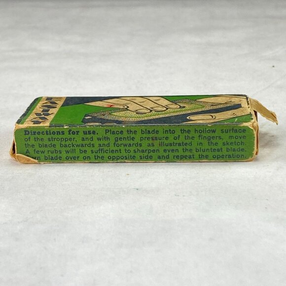 Vintage Easiway The New Safety Razor Blade Stropper Sharpening Stone - Picture 4 of 10